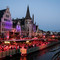 Ghent parties at nightfall
