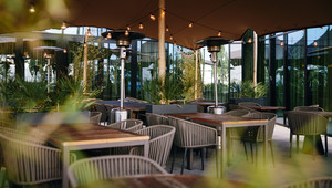 terrace at Van der Valk Hotel Gent